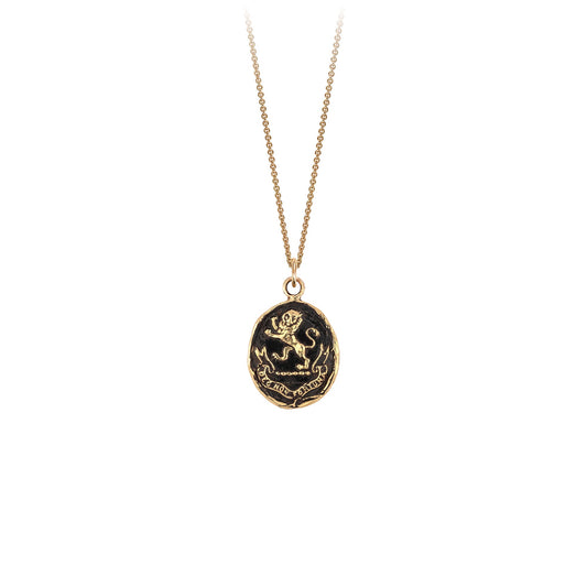 Pyrrha 14k Gold From God Talisman Necklace 20 Inch Chain