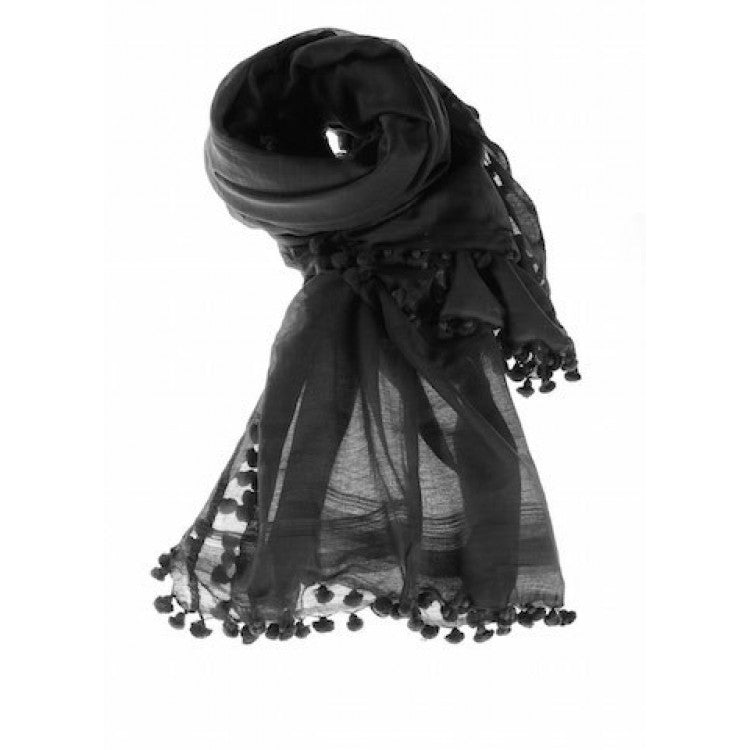 Matta NY Black Dupatta Scarf