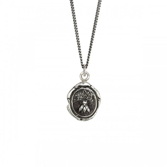 Pyrrha Tireless Talisman Necklace in Sterling Silver 22 inch Chain